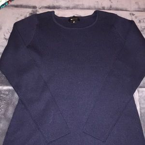 AB studio navy blue sweater
